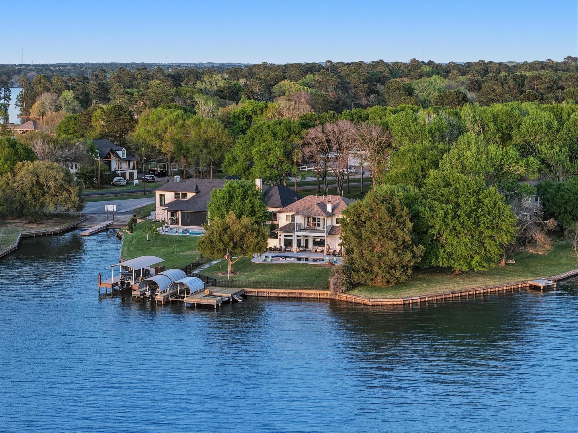 Image 2: Welcome home to water views, your private dock, an