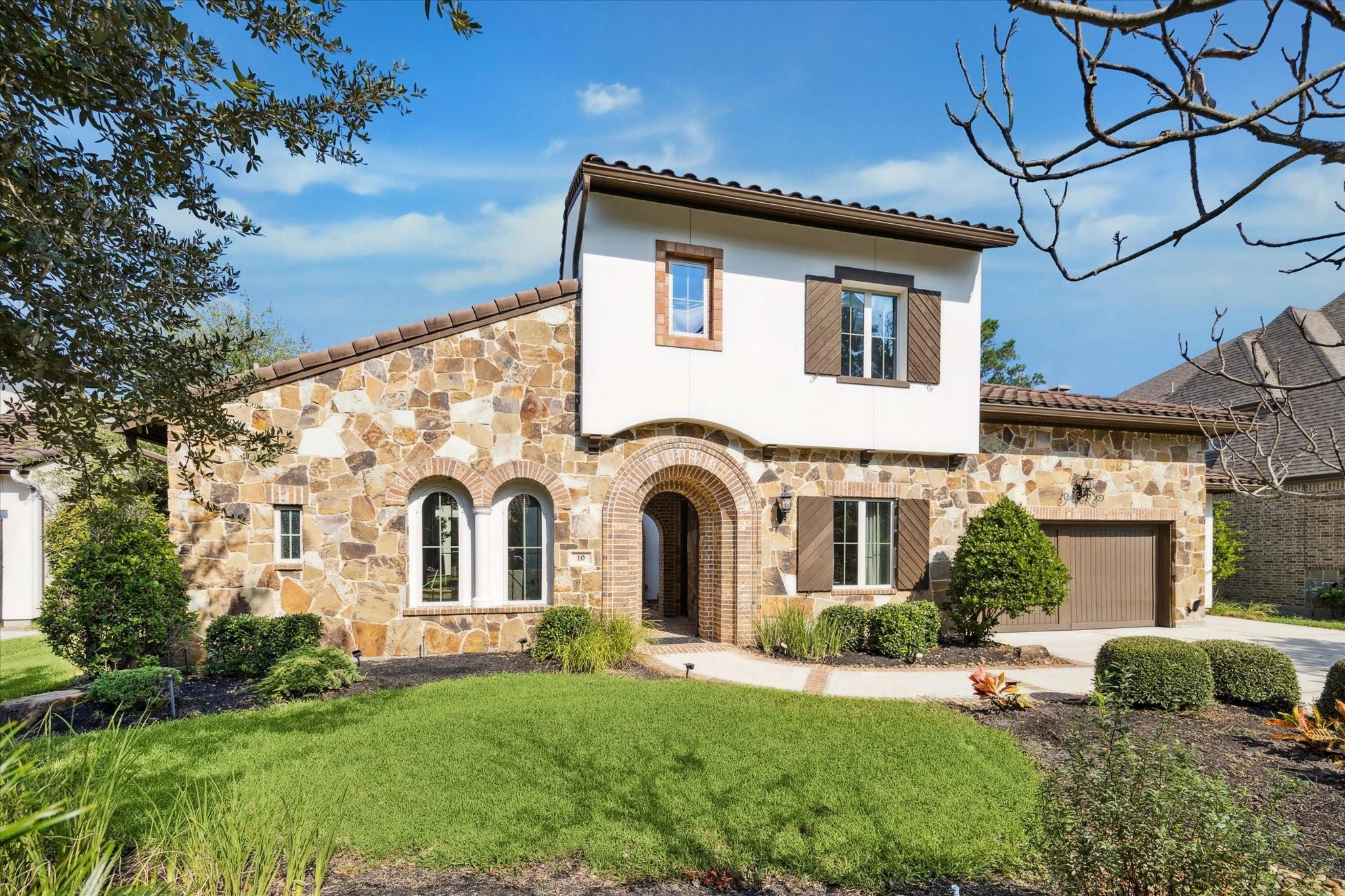 Image 3: Beautiful Mediterranean style home on the water.