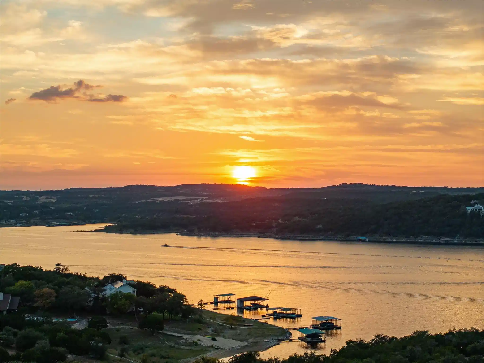 Image 1: WATER FRONT SUNSET