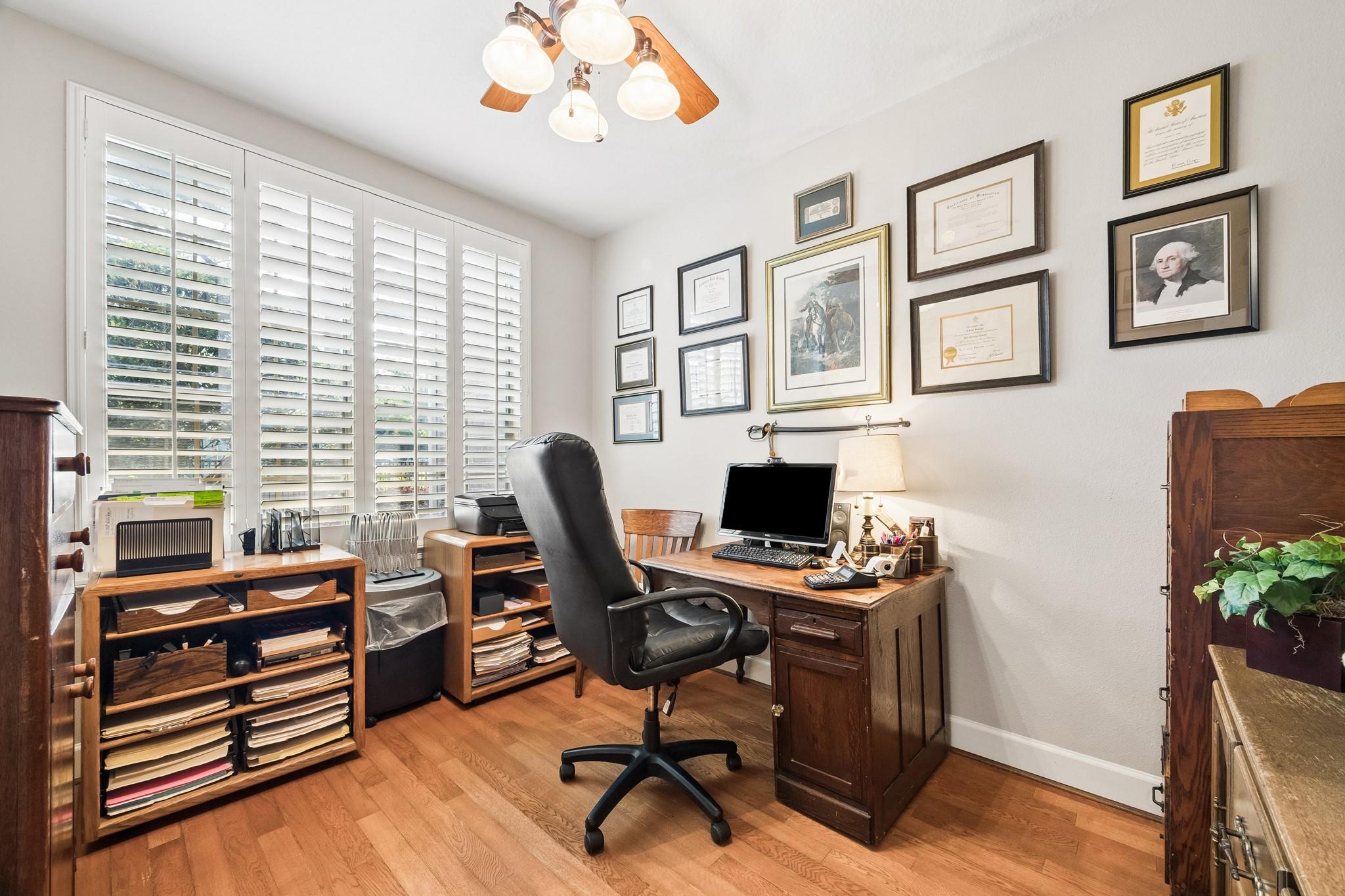 Image 4: The home office/study faces the front of the home.