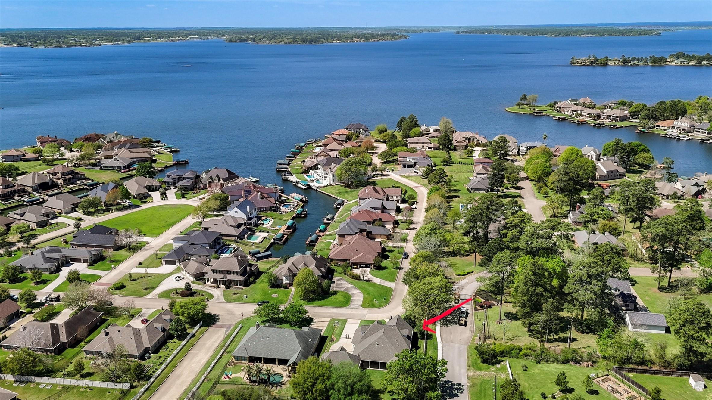 Image 2: Aerial view of home location