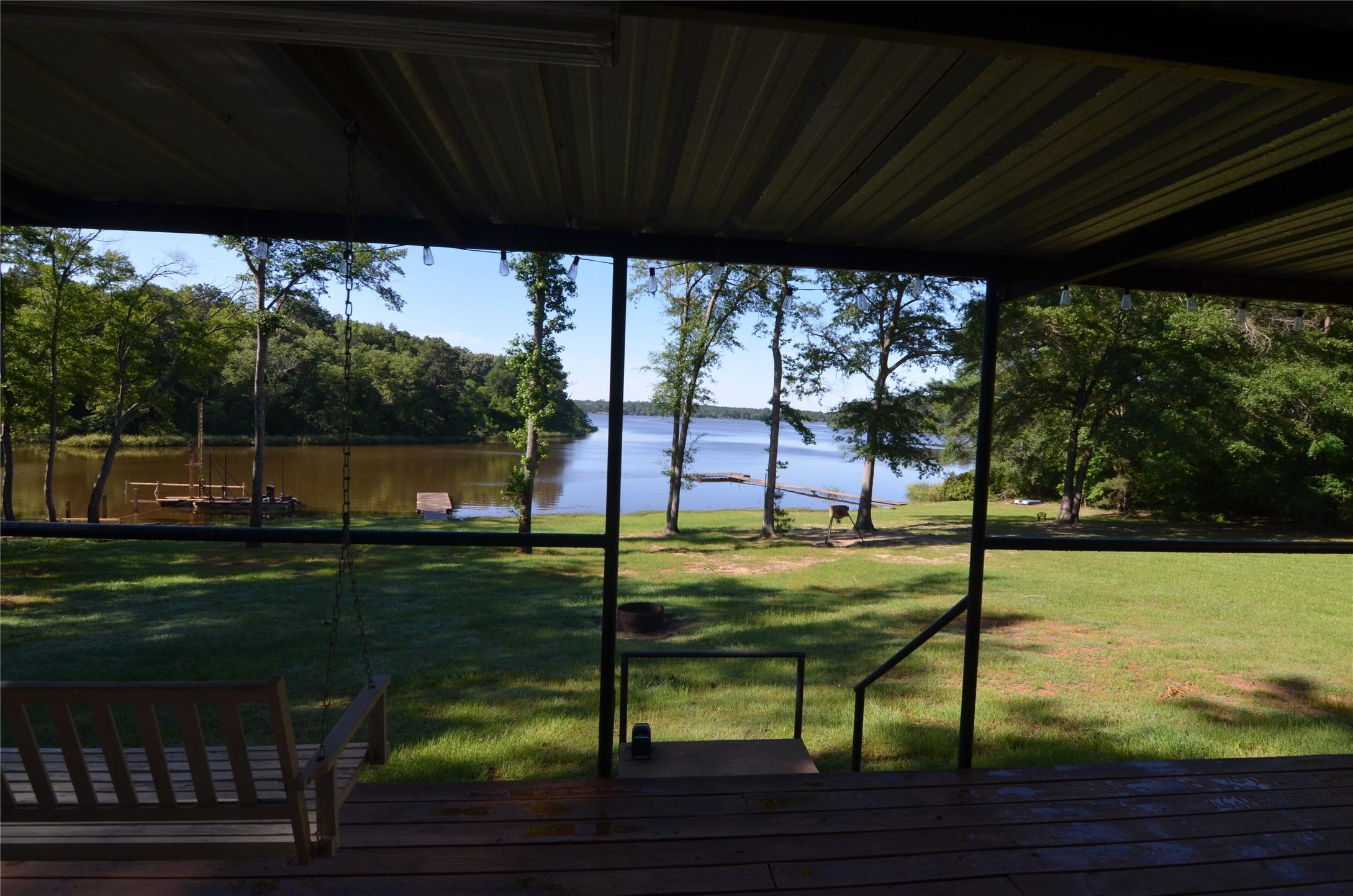 Image 4: View of lake from the front porch.