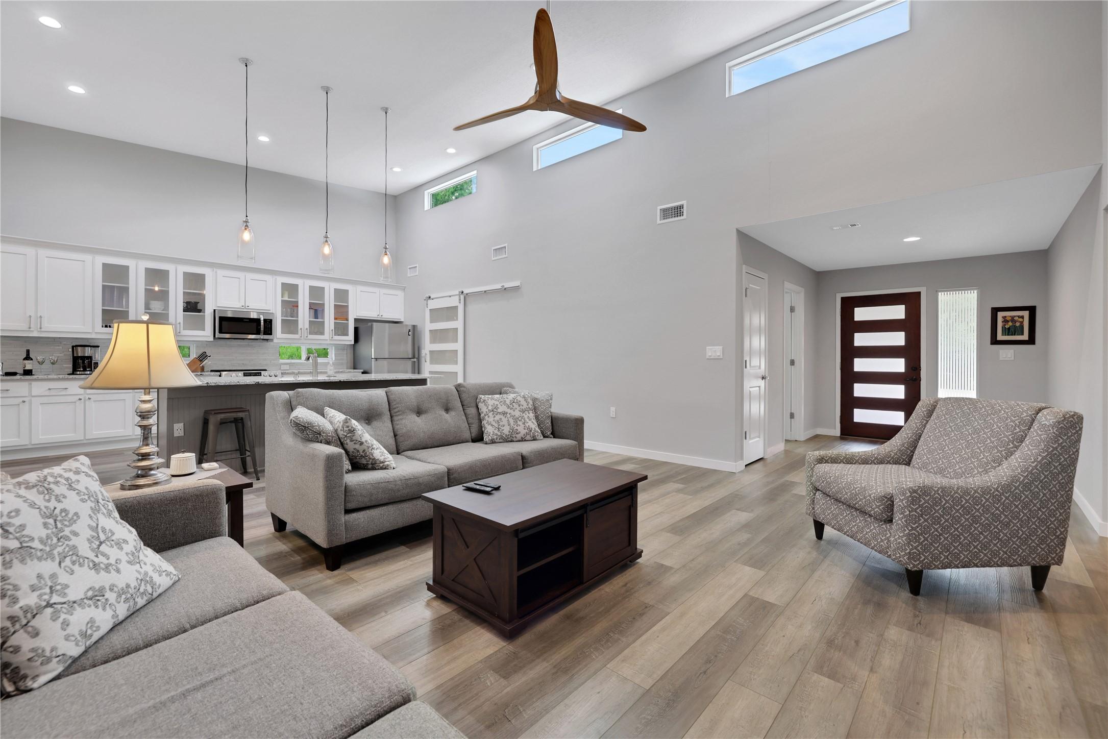 Image 2: From the front door flow into the open concept liv