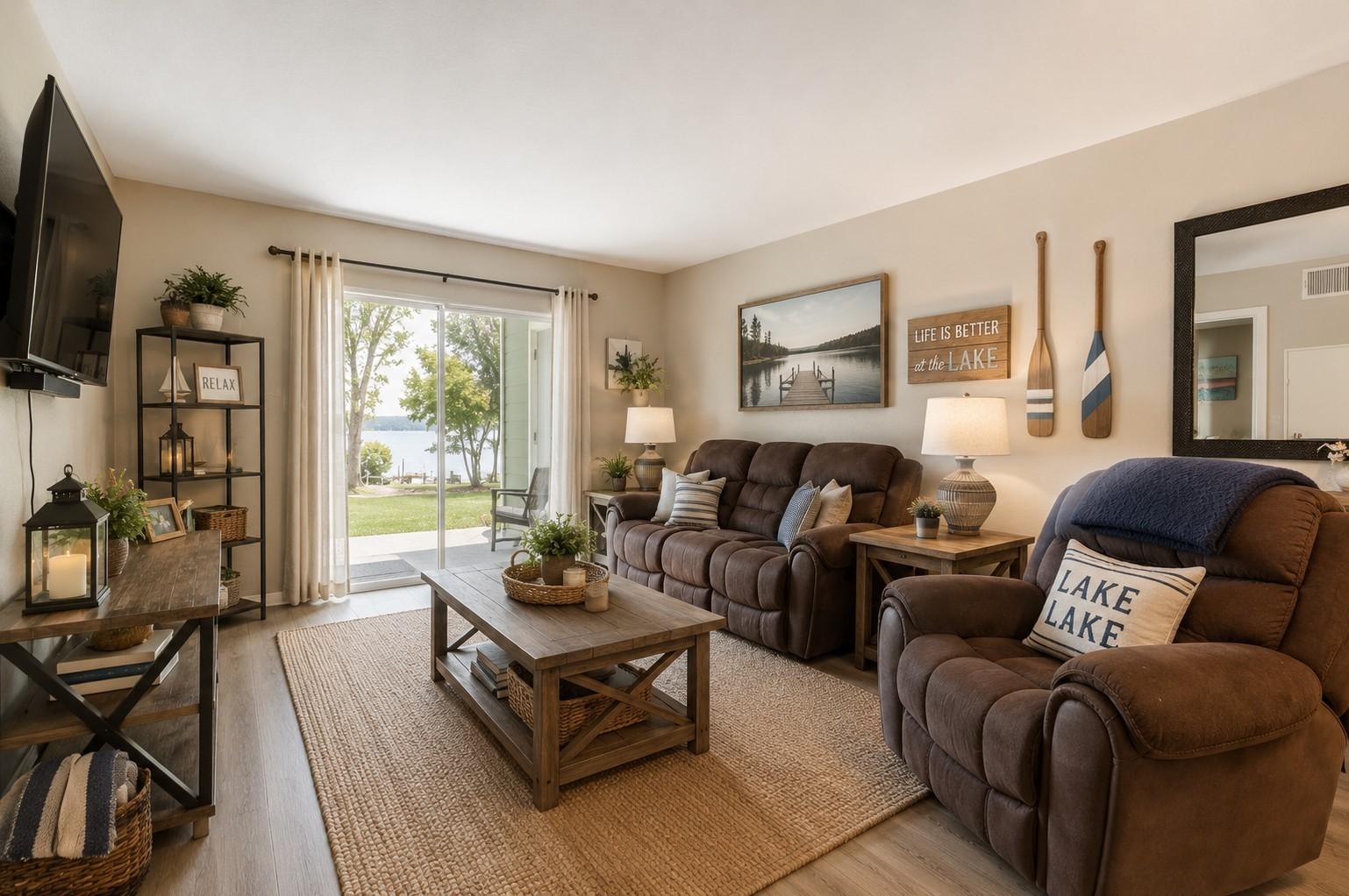 Image 1: Virtually Staged for your decorating inspiration!