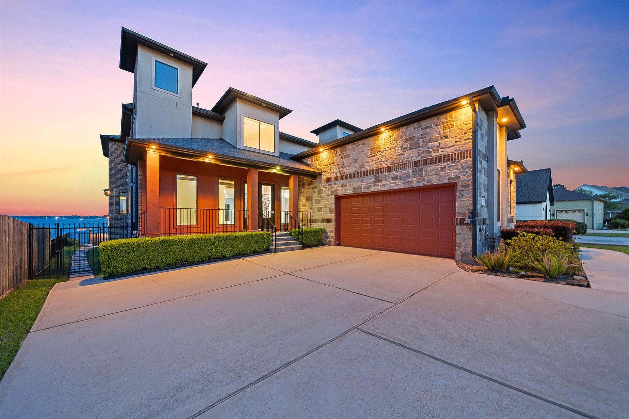 Image 2: Metal fencing/gate added to the front porch. Walkw