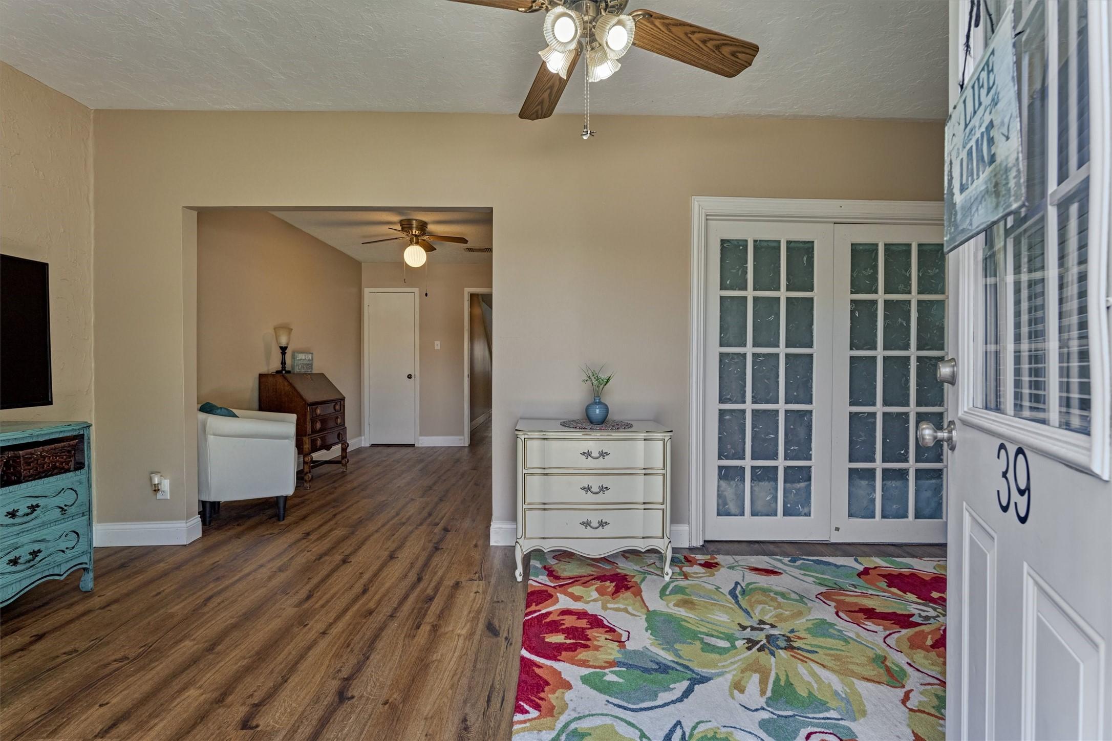 Image 4: Step inside to a freshly painted interior and cont