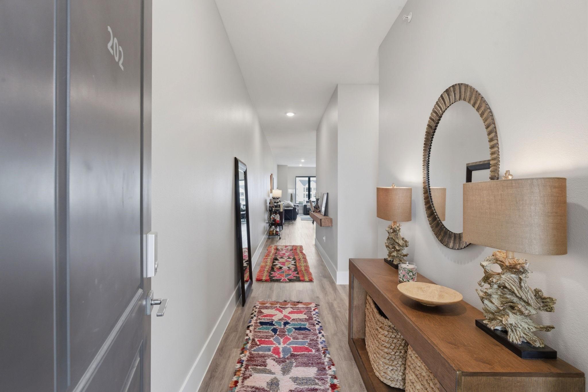 Image 4: Entry featuring 9.5 foot ceilings and the inviting
