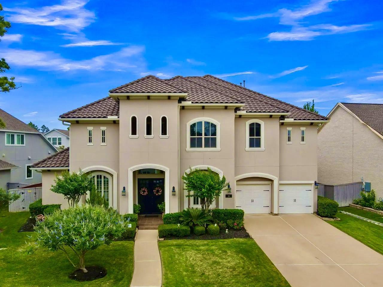 Image 1: Beautiful house with a Mediterranean-style design,