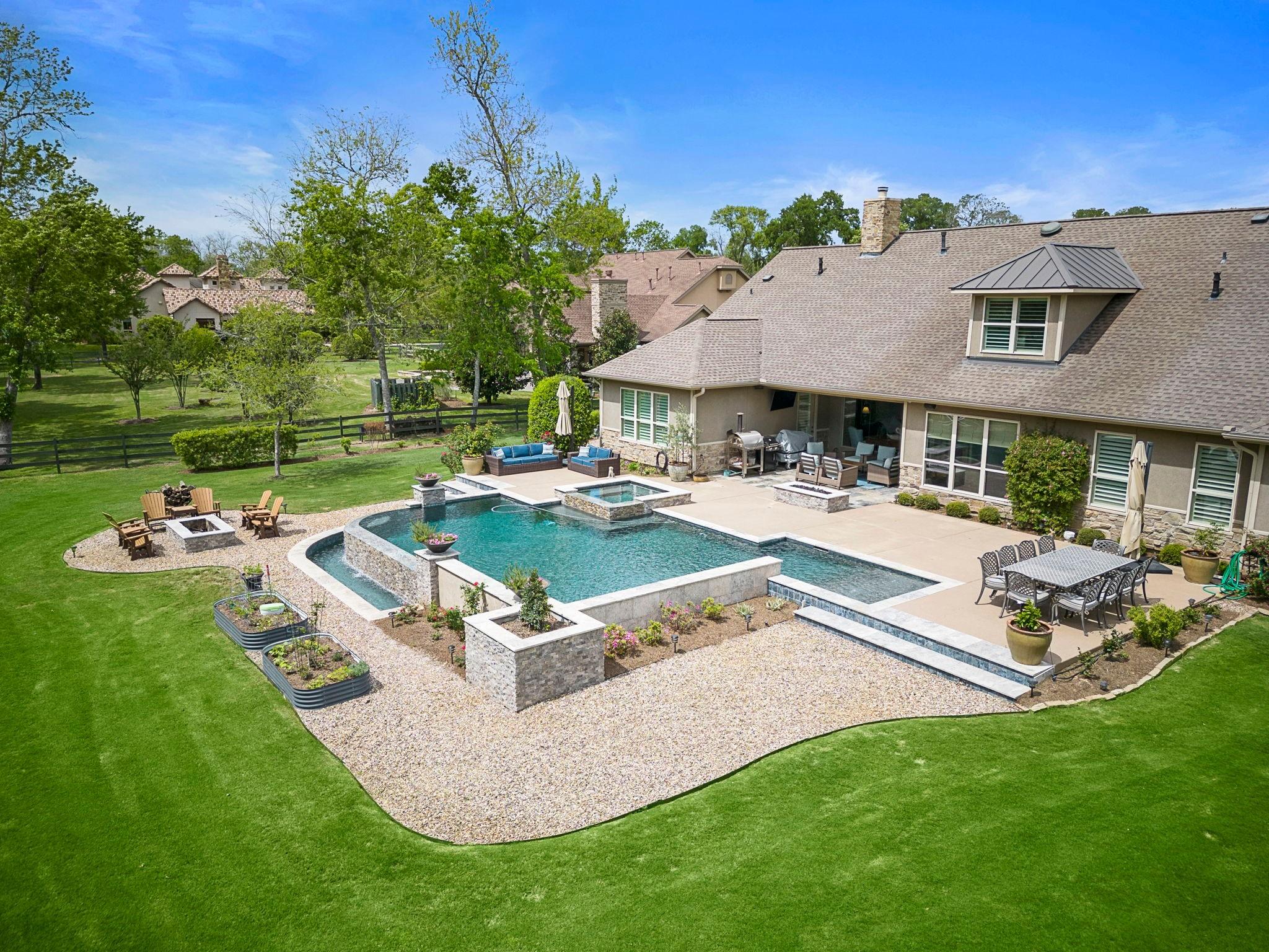 Image 1: .The outdoor oasis is a true standout feature, boa