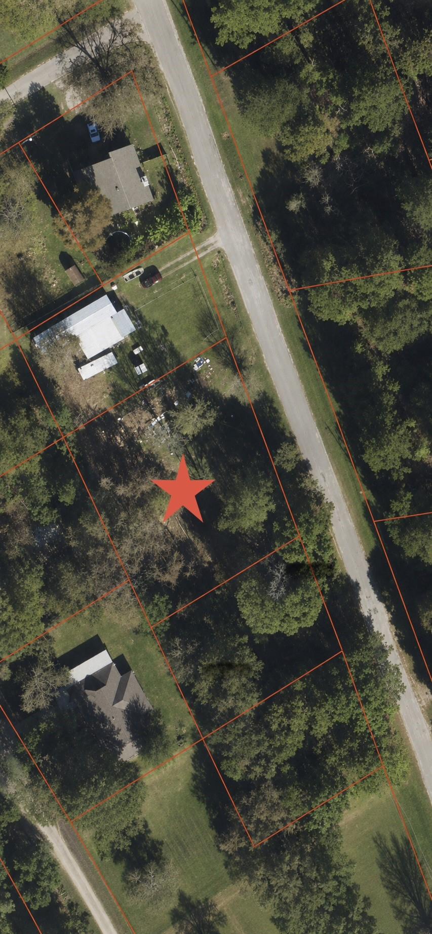 Image 2: Close-up aerial view of Lots 8 & 9 in Trinity Cove