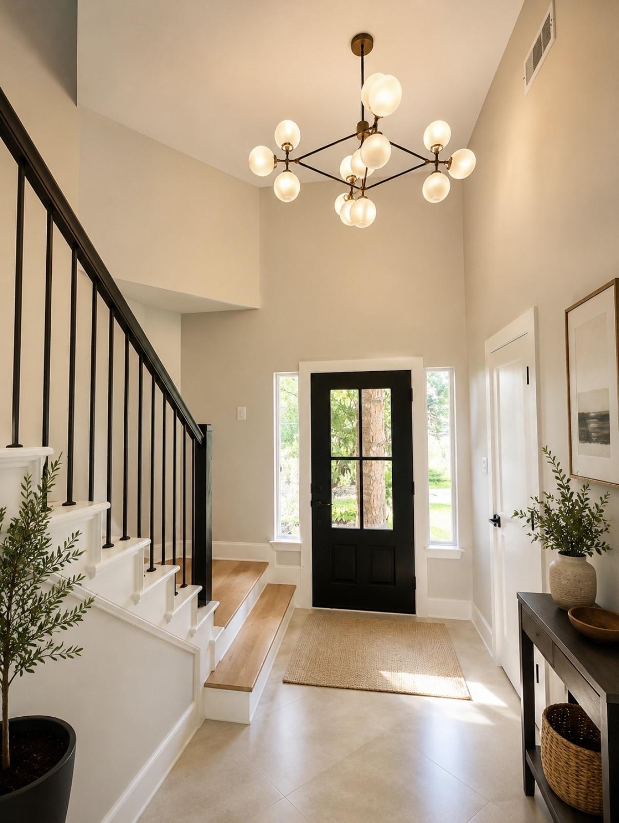 Image 4: Step into a beautifully virtually staged entryway,