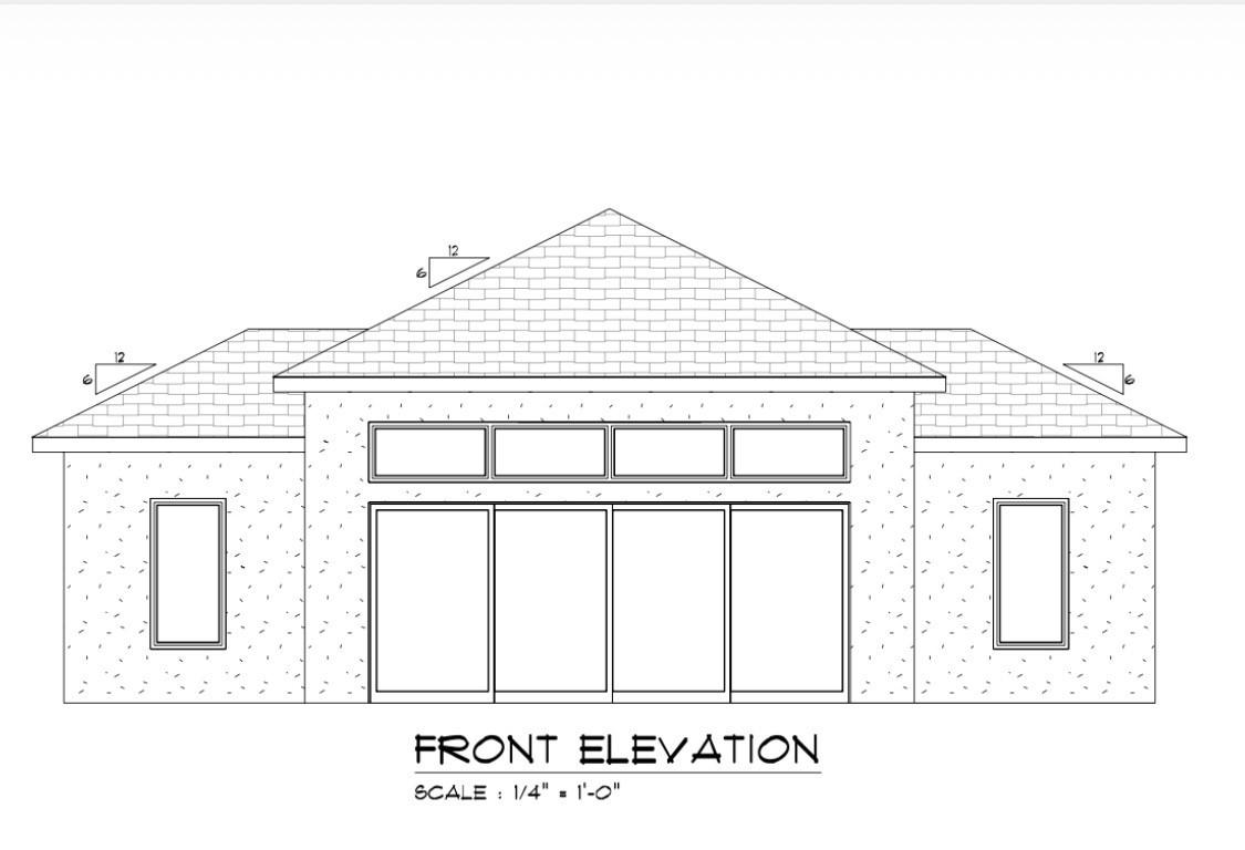 Image 3: Front Elevation of the Guest House