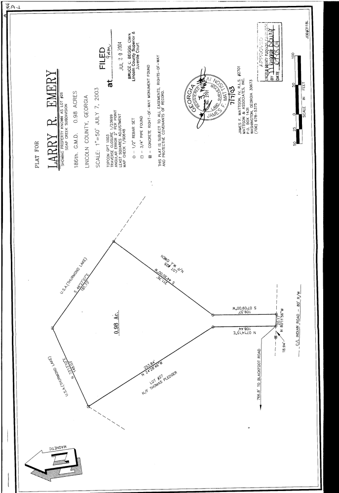 Image 1: Plat &ndash; Survey