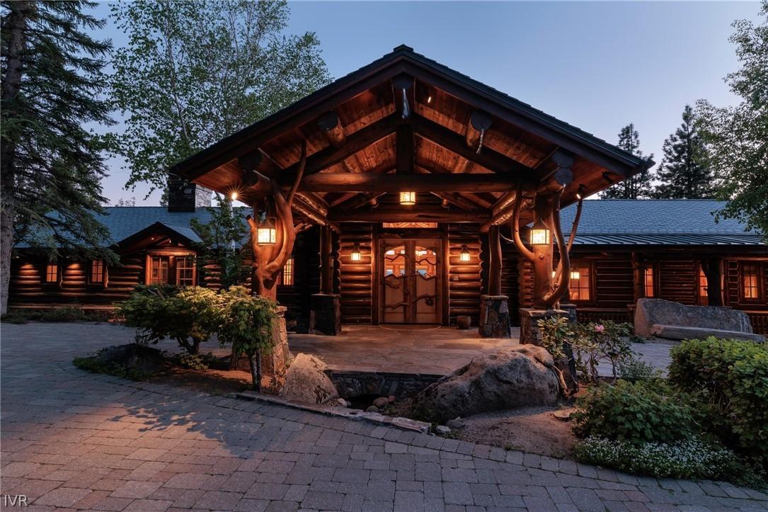 Image 1: Front Entry," A Secret Cabin Tahoe".
