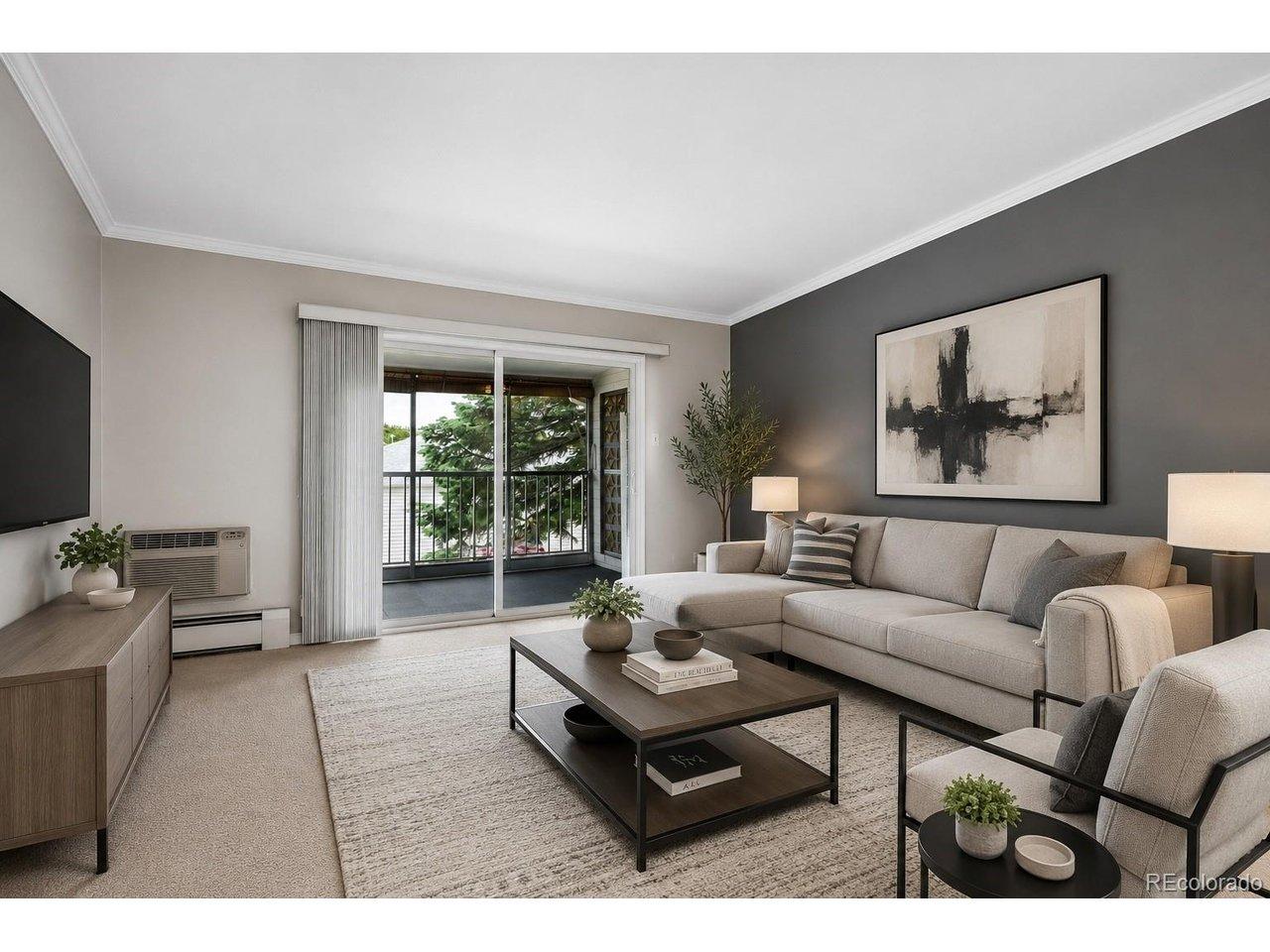 Image 4: Living Room - Digitally virtually staged to exhibit floor plan Image 4: Living Room - Digitally virtually staged to exhibit floor plan