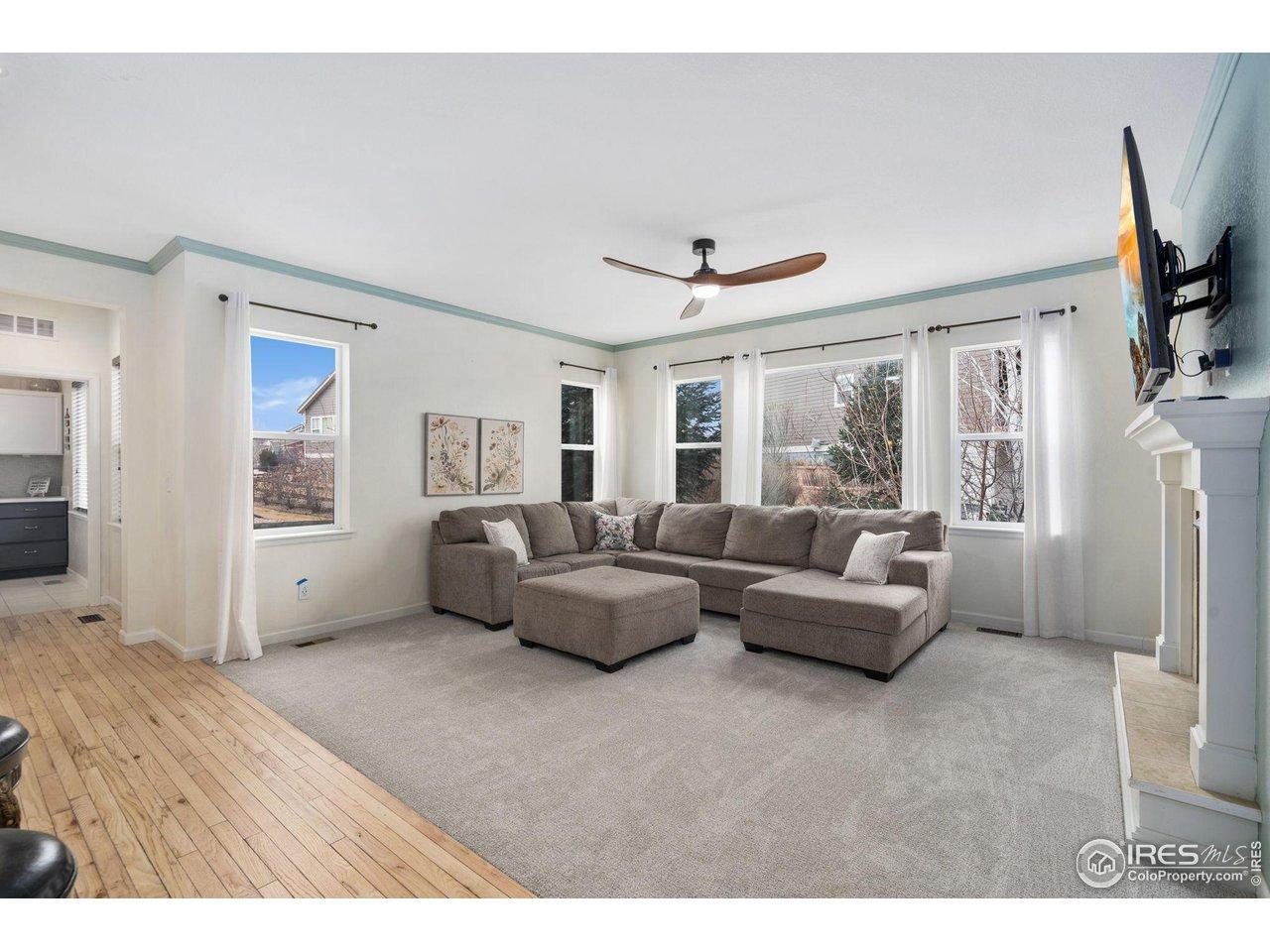 Image 4: View of Living room from Front door