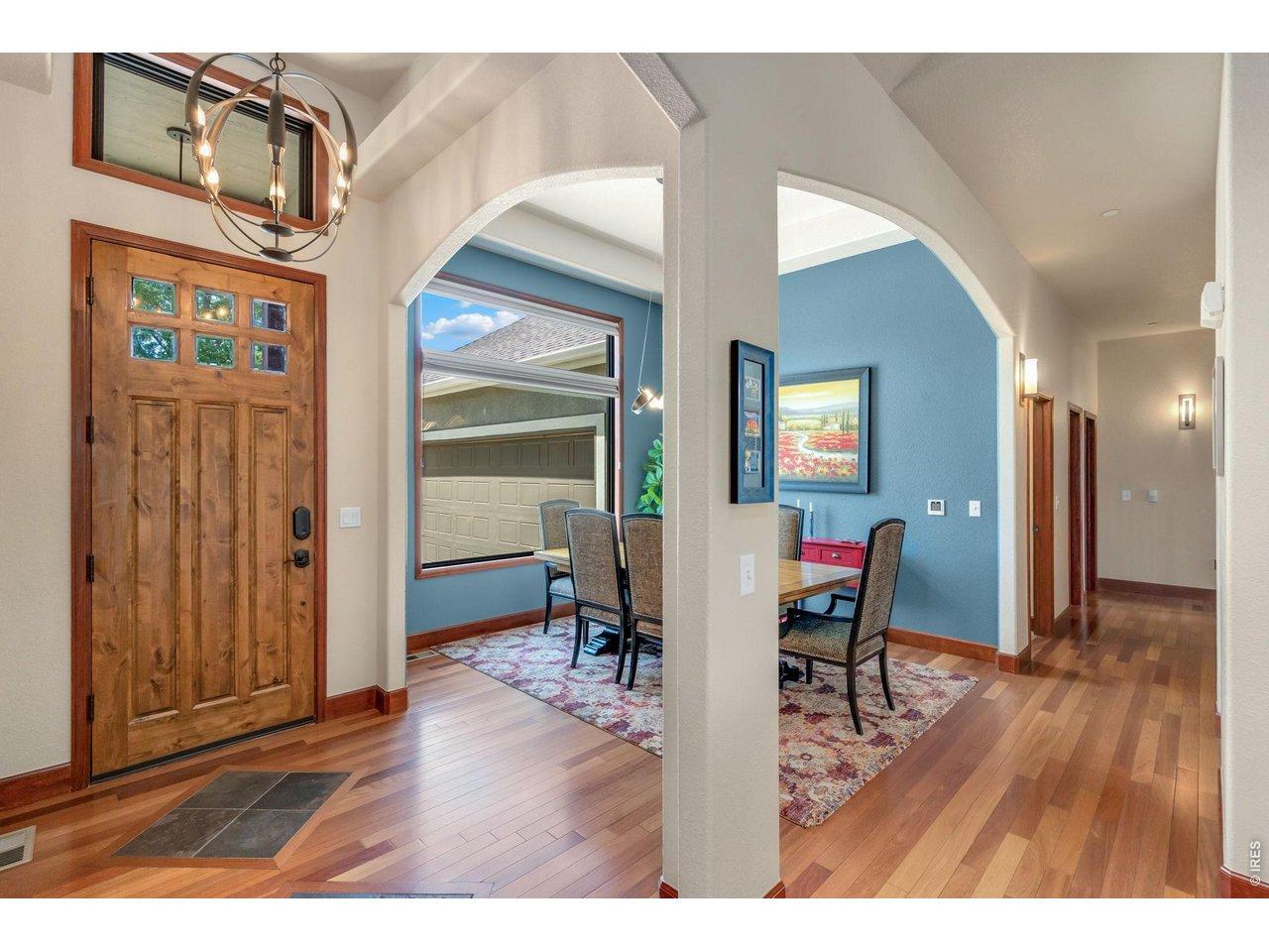 Image 3: Front door entry with updated lighting Image 3: Front door entry with updated lighting