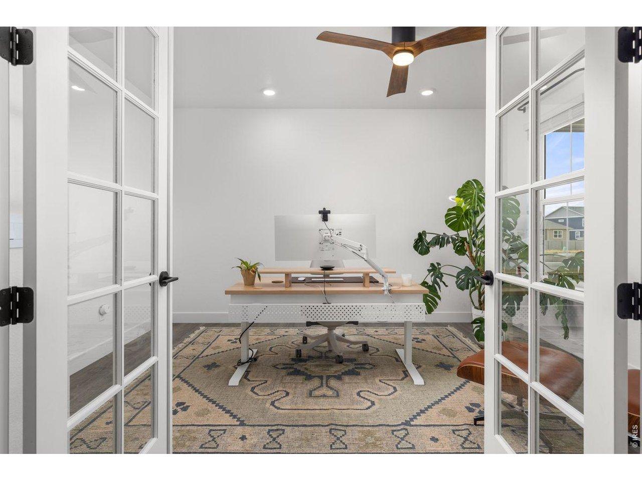 Image 3: Work from home in your home office with amazing mountain views from your desk