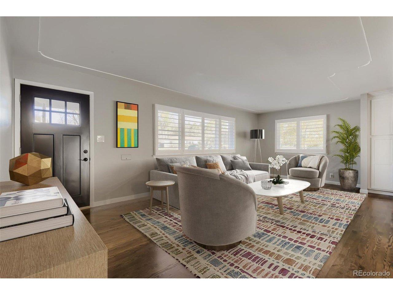 Image 2: Open Concept Living Room looking back at the Front Door Image 2: Open Concept Living Room looking back at the Front Door