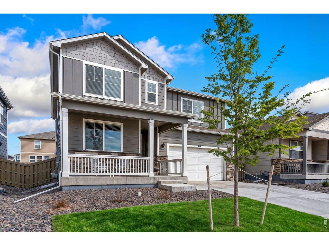 Image 3: This S. facing home has fencing already installed, landscaping/irrigation in place & high end kitchen appliances. Garage has electric vehicle wiring. Lawn photos have been enhanced to showcase spring/summer potential. Image 3: This S. facing home has fencing already installed, landscaping/irrigation in place & high end kitchen appliances. Garage has electric vehicle wiring. Lawn photos have been enhanced to showcase spring/summer potential.