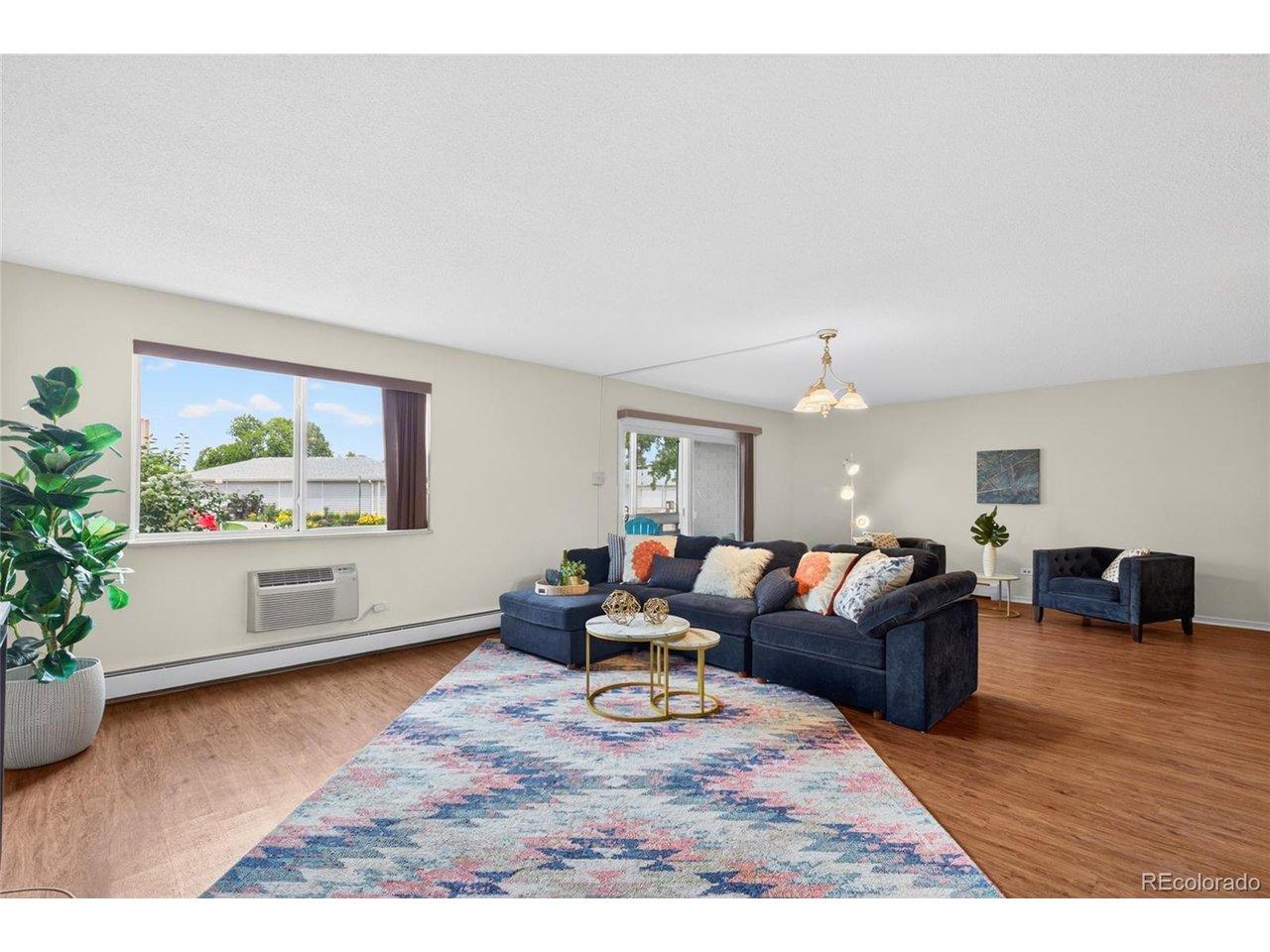 Image 1: open, bright floorplan