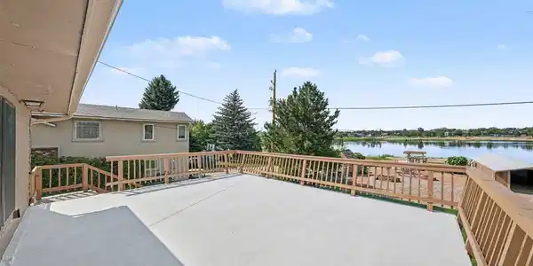 Image 4: Expansive deck with gorgeous view of the lake Image 4: Expansive deck with gorgeous view of the lake