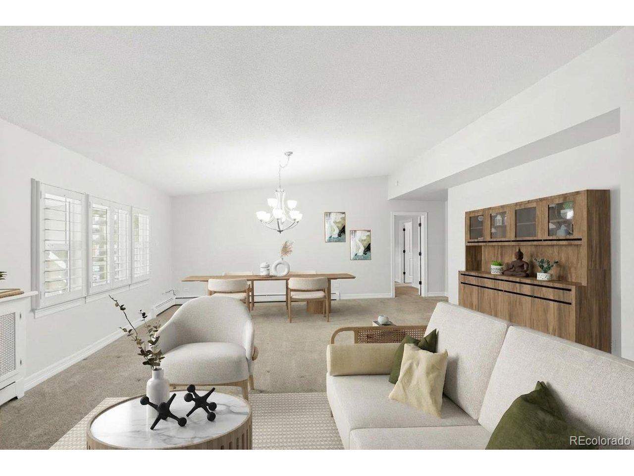 Image 2: Virtually Staged Living Room/Dining Area Image 2: Virtually Staged Living Room/Dining Area