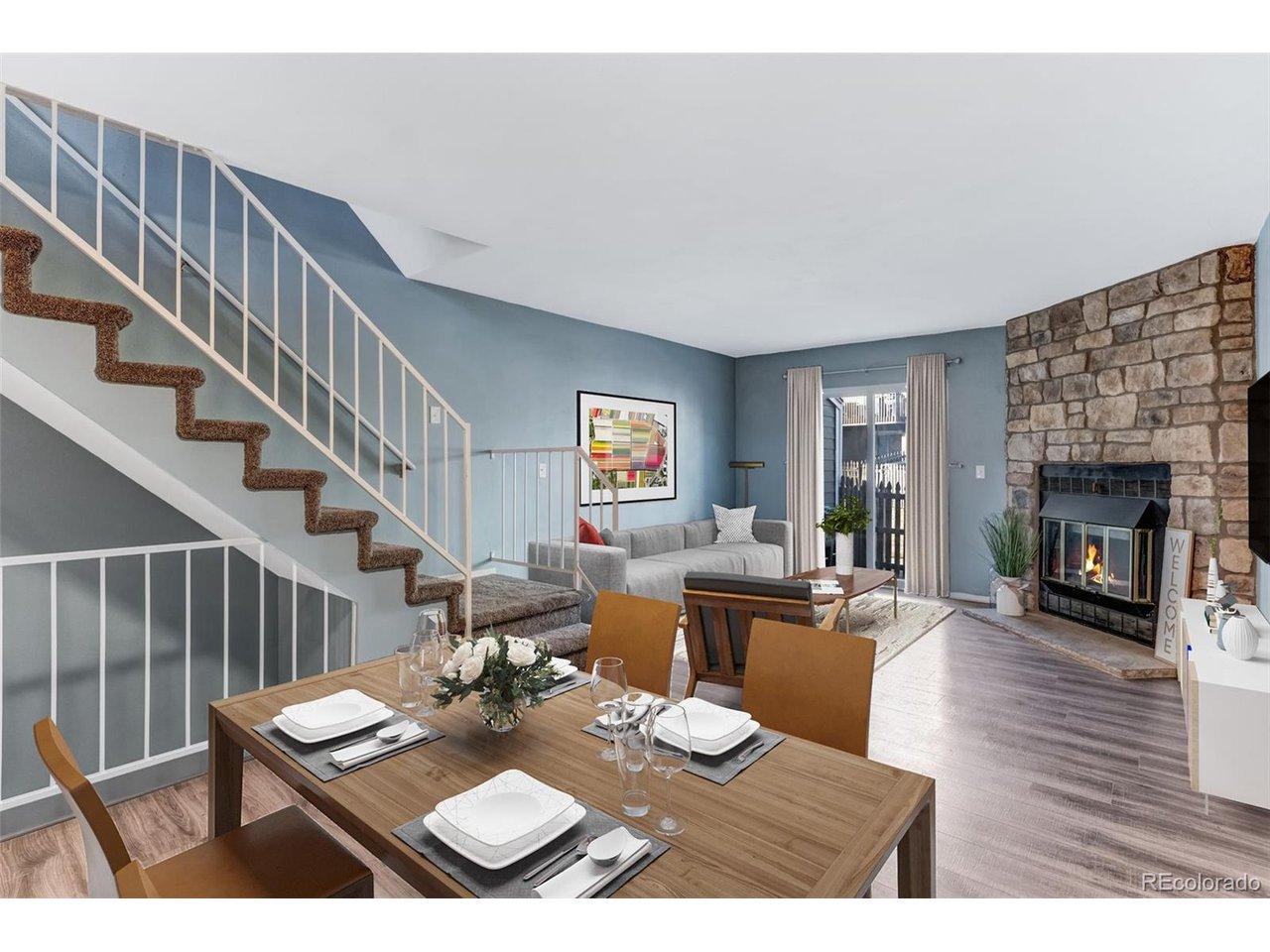 Image 2: Virtually Staged - Family Room/ Eat-In Kitchen