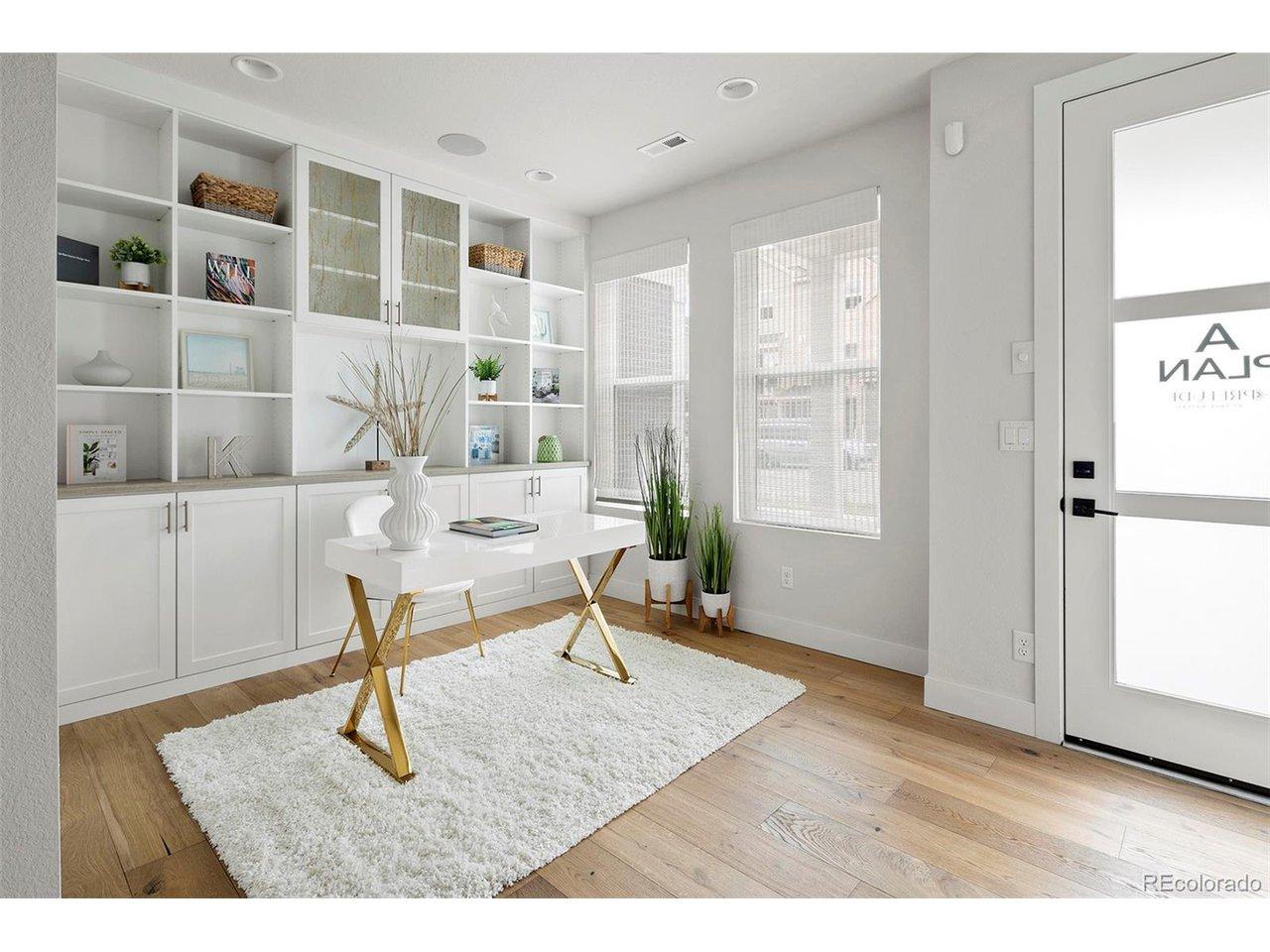 Image 3: First Level flex space with built in shelving