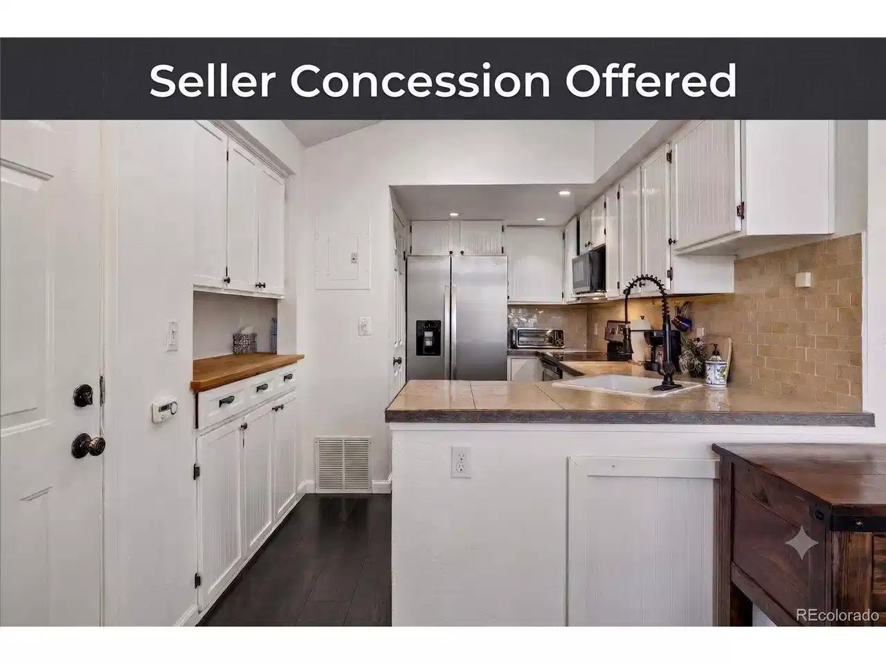 Image 1: Tile backsplash, tile countertops, new appliances Image 1: Tile backsplash, tile countertops, new appliances