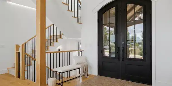 Image 4: 9' x 6' iron door creates a dramatic entrance Image 4: 9' x 6' iron door creates a dramatic entrance