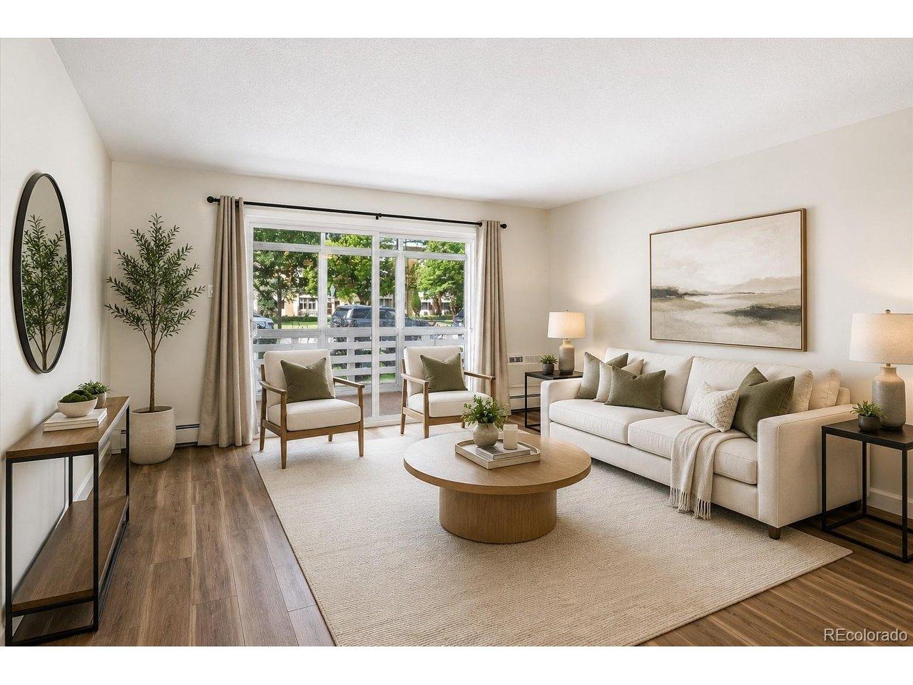 Image 2: Living Room - virtually staged. Image 2: Living Room - virtually staged.