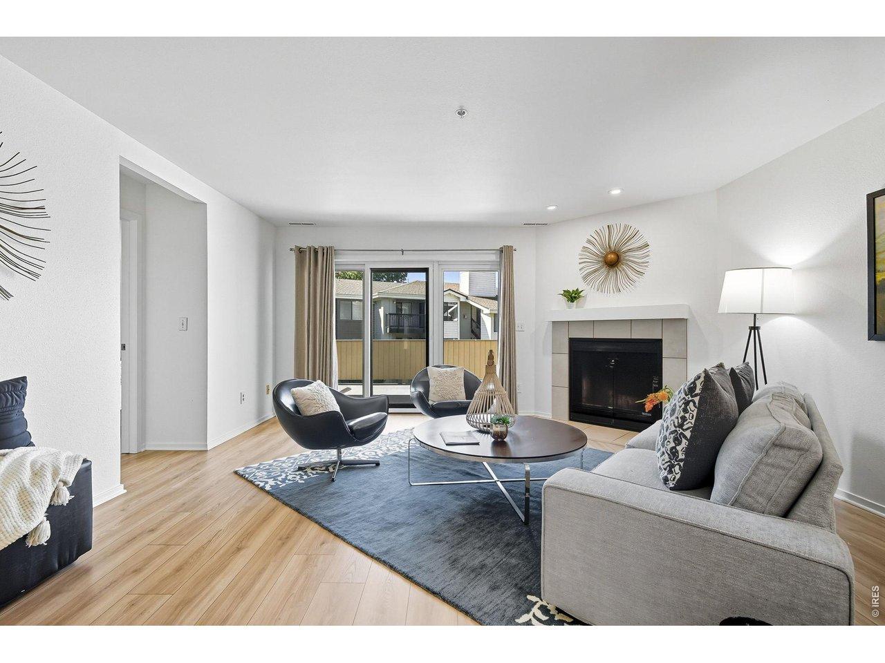 Image 4: Living Room with Fireplace