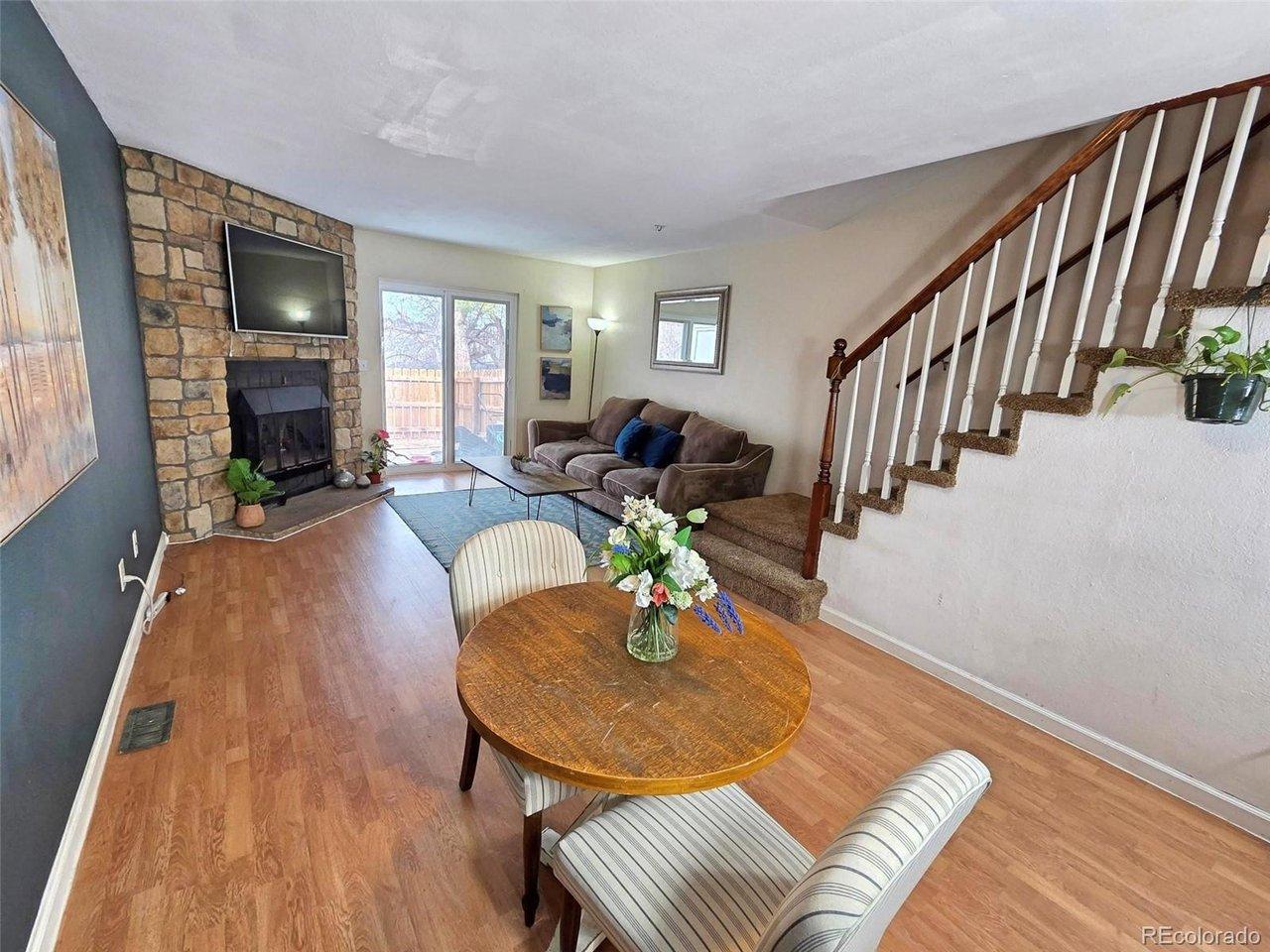 Image 1: Dining and living room from kitchen