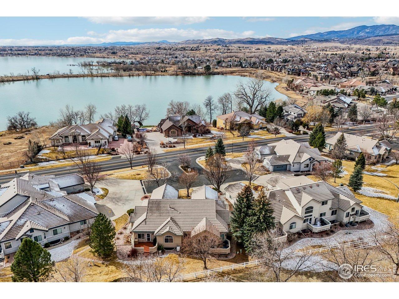 Image 3: With Buckingham Lake immediately to the South, Golf Course to the North, and Mountains to the West, you are surrounded by Colorado's beauty year round.