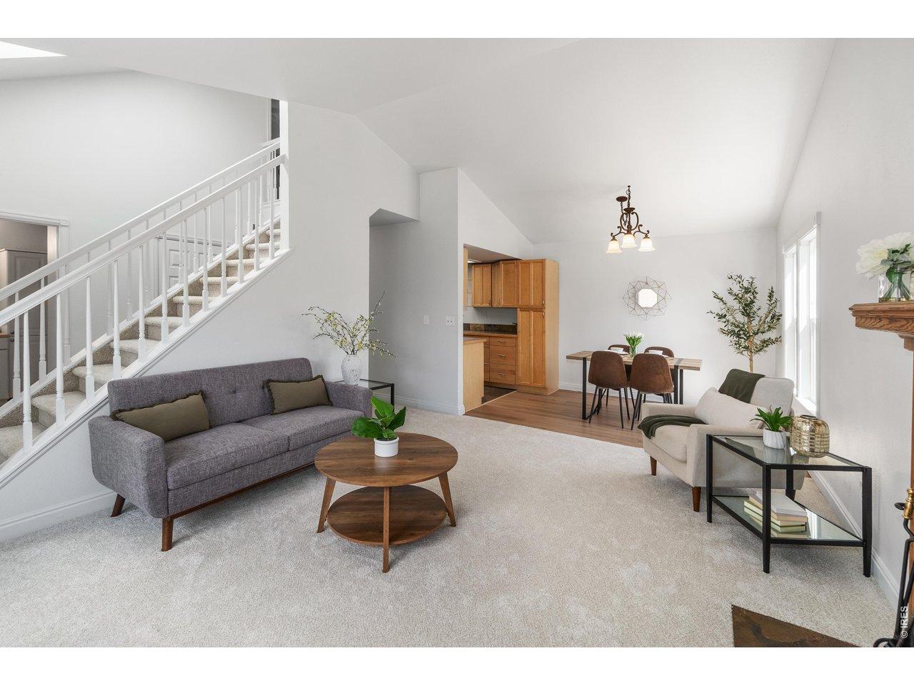 Image 2: Living Room and Dining Room