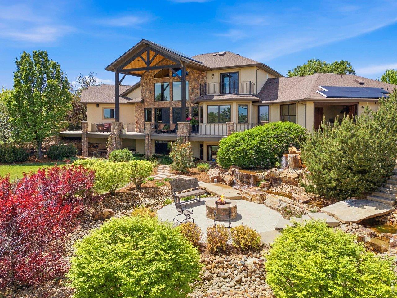 Image 1: Nestled on more than 4.5 acres, this stunning home offers over 7,000 square feet of thoughtfully designed living space.