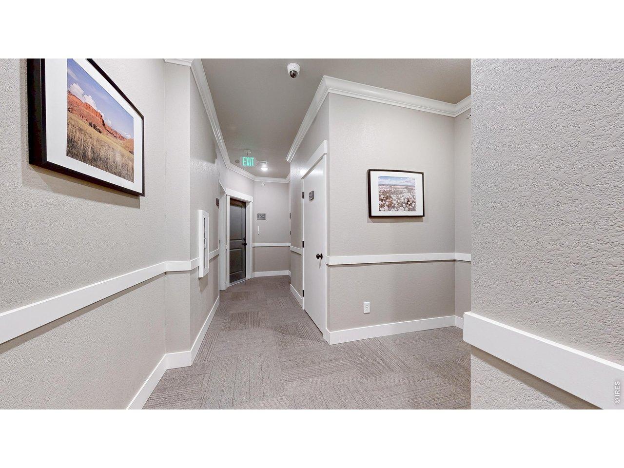 Image 4: Hallway with Closed-Circuit Security Camera