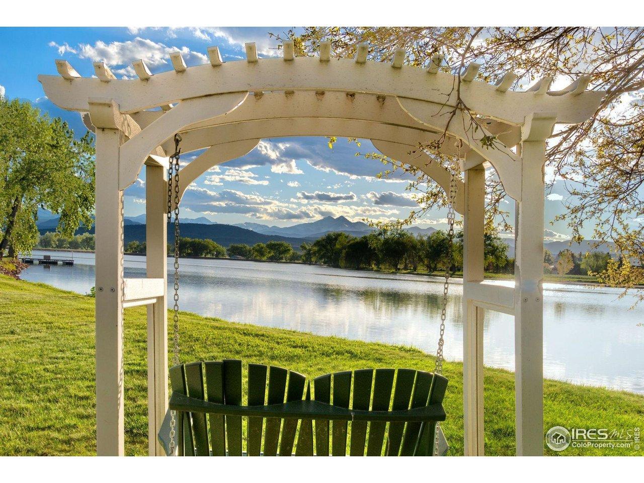 Image 3: Enjoy access to Crystal Lake for picnics, paddle boarding, non motorized boats, and fishing.