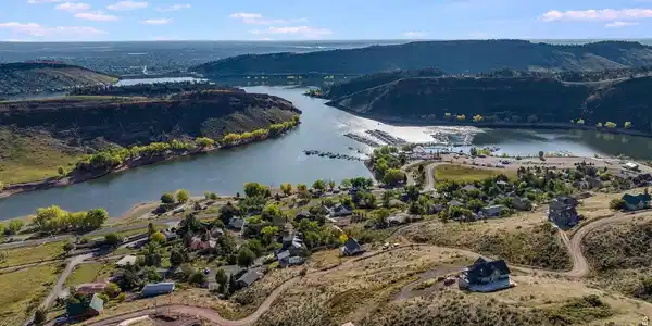 Image 4: Overlooking the marina at Horsetooth Reservoir Image 4: Overlooking the marina at Horsetooth Reservoir