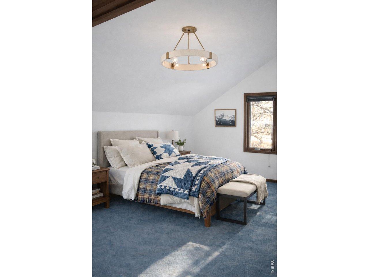 Image 4: virtual primary bedroom