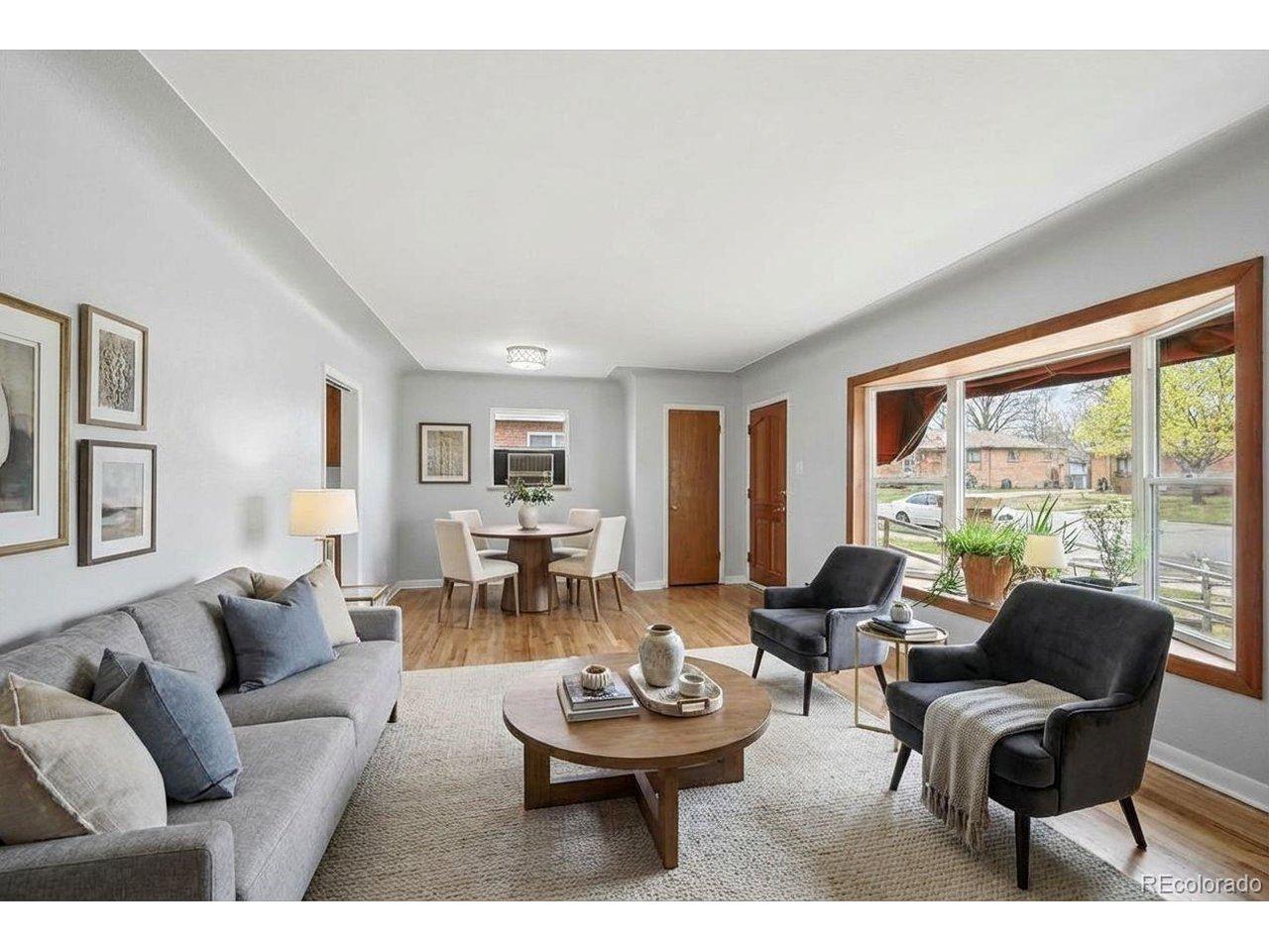 Image 4: Virtually staged living and dining rooms Image 4: Virtually staged living and dining rooms