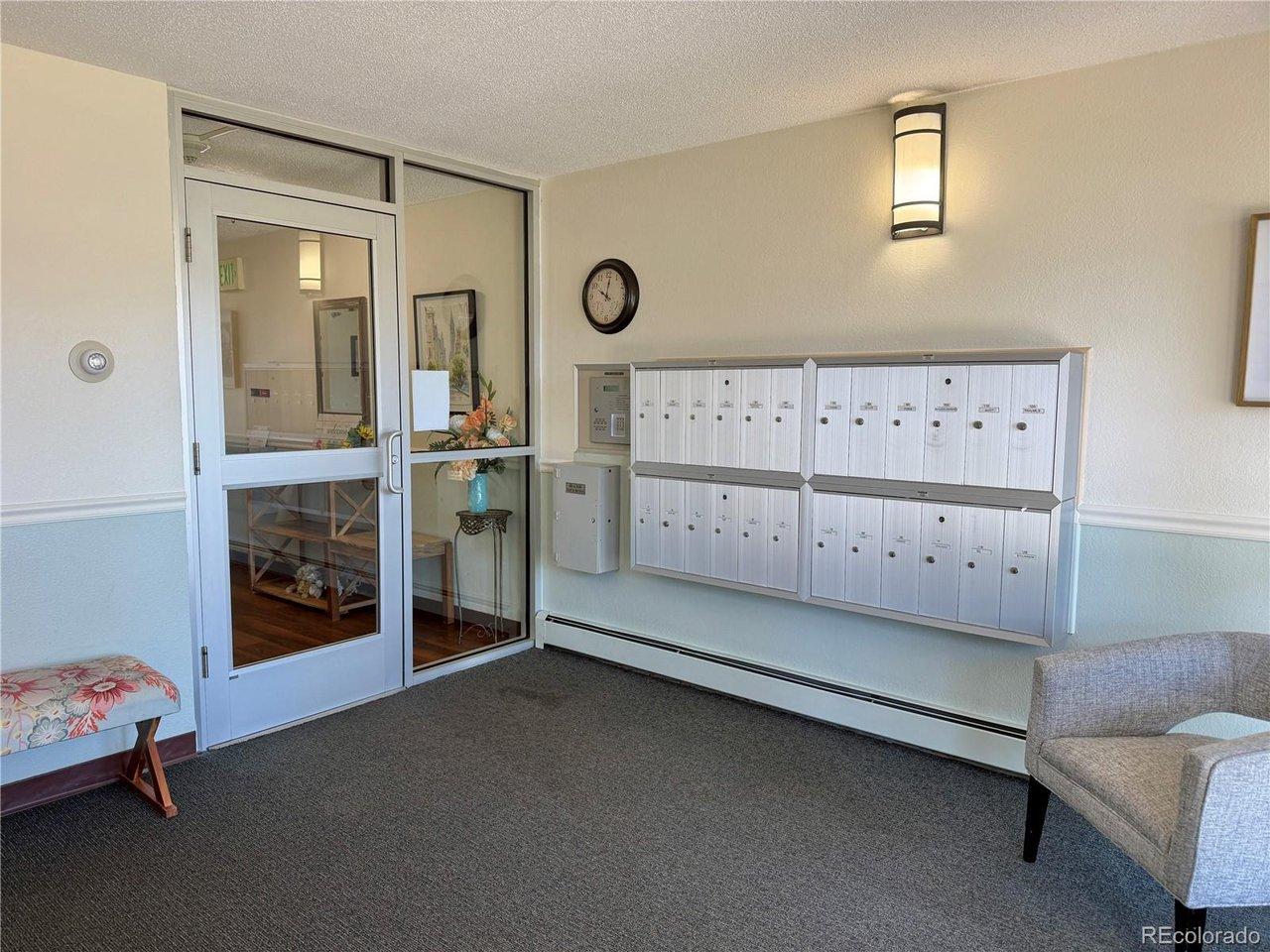 Image 3: Entrance Vestibule with Mail Room & Waiting Area Image 3: Entrance Vestibule with Mail Room & Waiting Area