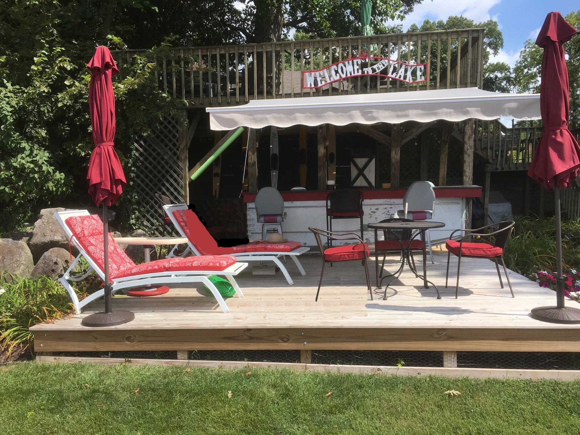 Image 1: View of wooden terrace, Beach Front