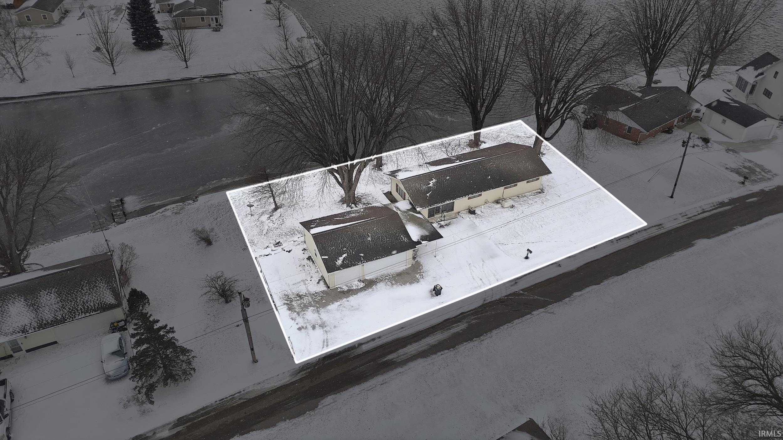 Image 2: Aerial view of property and surrounding area, Aerial View