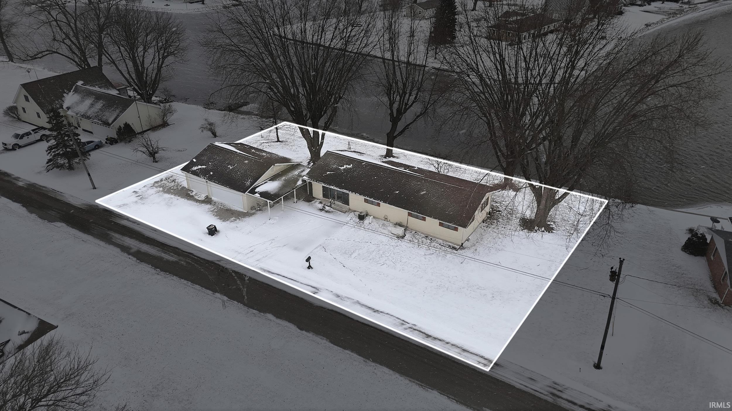 Image 3: View of snowy aerial view, Aerial View