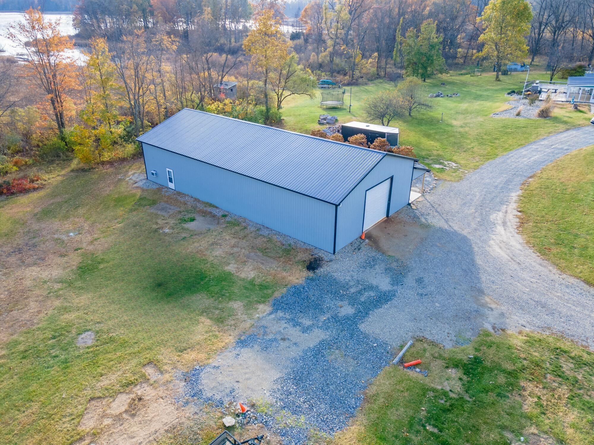Image 1: 3095 W 100 N Loon Lake, Angola, IN 46703, 3200 Sq. Ft. Pole Barn Image 1: 3095 W 100 N Loon Lake, Angola, IN 46703, 3200 Sq. Ft. Pole Barn