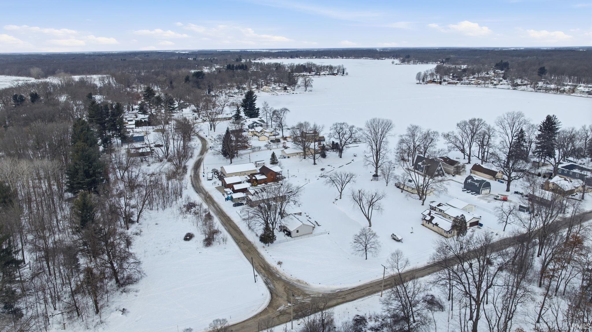Image 2: View of snowy aerial view, Aerial View