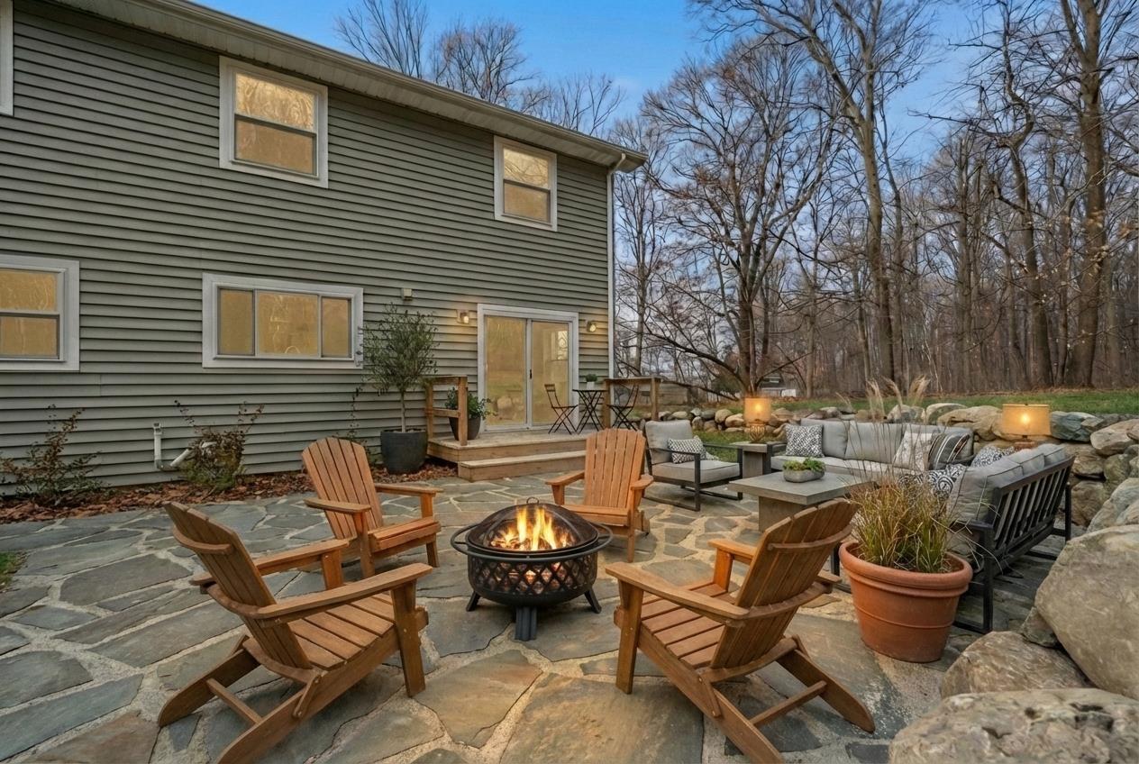 Image 0: Back patio staged, Patio Image 0: Back patio staged, Patio