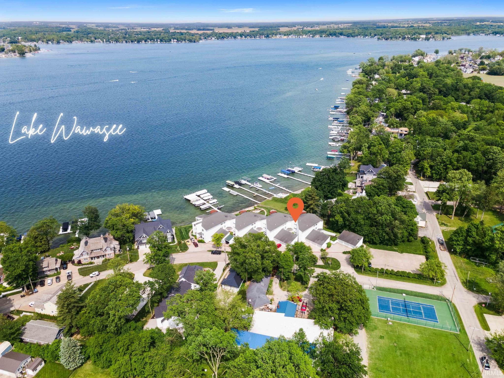 Image 0: Lake Wawasee Lakefront Condo